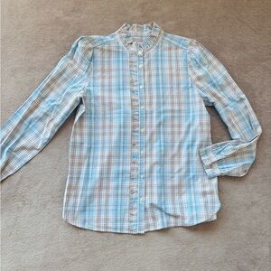 LOFT Multicolor Plaid Shirt